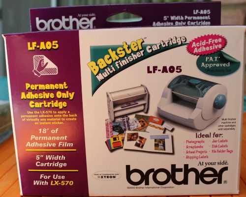 BROTHER LF-AO5 - 5&#034; WIDTH PERMANENT ADHESIVE ONLY CARTRIDGE