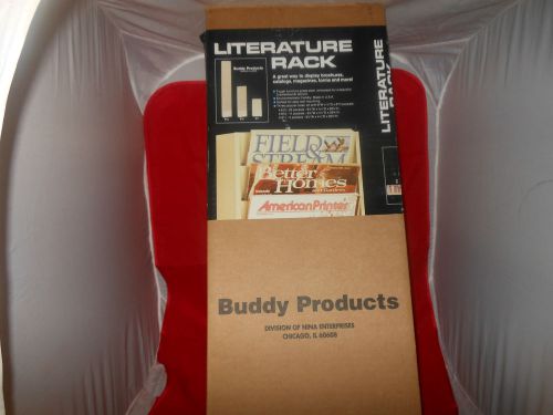 Magazine rack, literature,buddy products 5 pocket,part number 811, magazine rack for sale