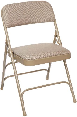 National Public Seating 2300 Steel Frame Fabric Folding Chair Carton of 2