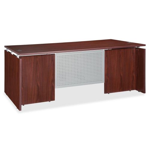 Lorell llr68684 ascent series mahogany laminate furniture for sale