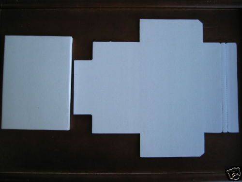 200 white corrugated cardboard standard 14mm dvd case mailer box js86 for sale