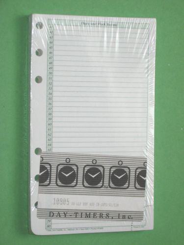 Portable ~ 60 lined pages note lot new day timer planner franklin covey compact for sale