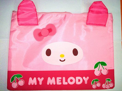 My melody zipper bag stationery organizer a4 paper file document case ml37 for sale