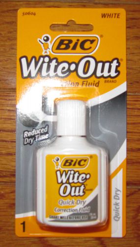 Two Bic Wite-Out Correction Fluid