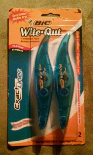 BIC Wite-Out Correction Tape Exact Liner 2-Pack