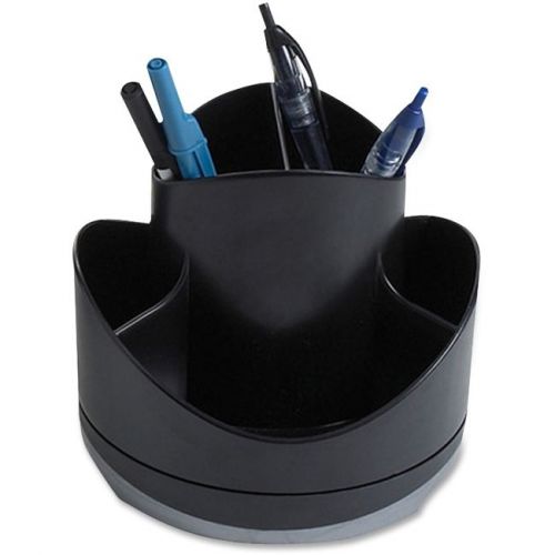 Brand New Storex Rotary Desktop Desk Table Pens Organizer Black (Free Shipping)