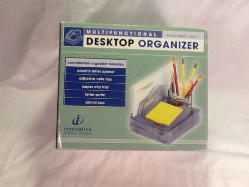 NIB Innovative Designs Multifunctional Desktop Organizer W/Letter Opener