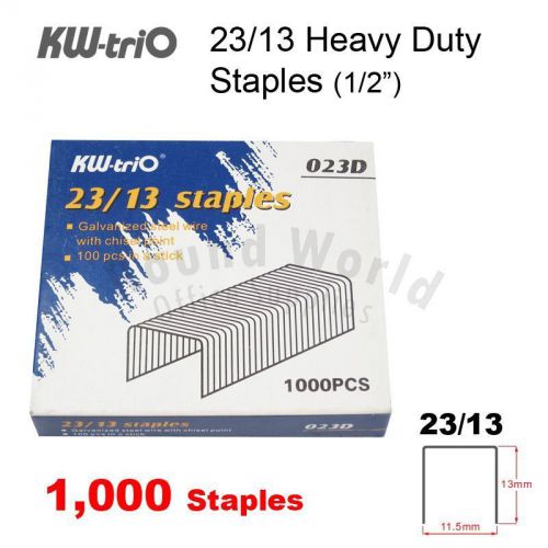 KW-TriO 023D 23/13 Heavy Duty Stapler 23/13 Staples (1/2&#034;)