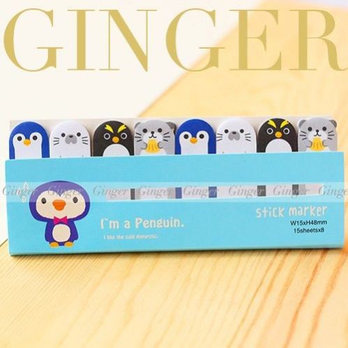 I&#039;m Penguin 120 Pages Sticker Post It Bookmark Marker Memo Flags Sticky Notese