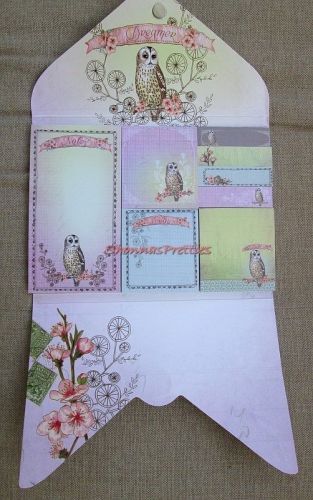 Papaya art owl dreamer flower 480 set sticky notes post it fashion decorative for sale
