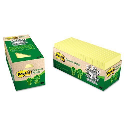 Post-it Cabinet Pack Note - Self-adhesive, Repositionable - 3&#034; X 3&#034; (654r24cpcy)