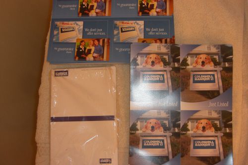 Coldwell banker thank you cards &amp; blank just listed/service guarantee postcards for sale