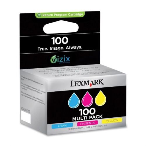 Lexmark supplies 14n0685 100 color ink cartridge tri-pk for sale