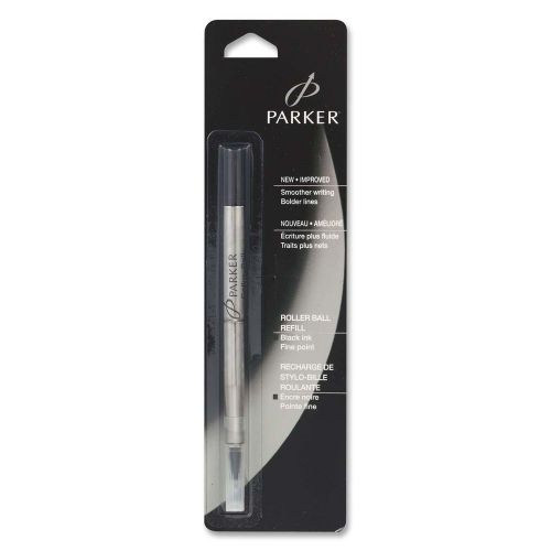 Parker Rollerball Ink Refill - Fine Point - Black - 1 Each (3021331)