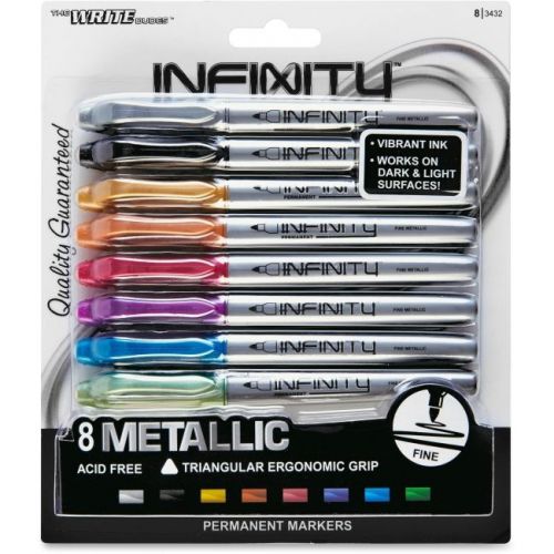 The Board Dudes Medium-point Metallic Ink Marker - Metallic Ink - 8 / (bdu03432)
