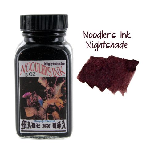 Noodler&#039;s Ink Fountain Pen Bottled Ink, 3oz Bottle- Nightshade Ink