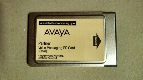 AVAYA VOICE MESSAGING PC CARD SMALL