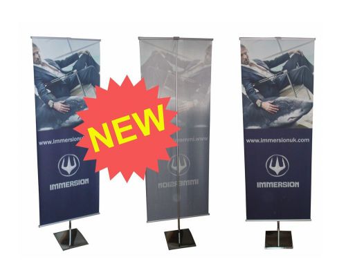 Banner Poster STAND HANGER 60X160CM FREE PRINT one-side