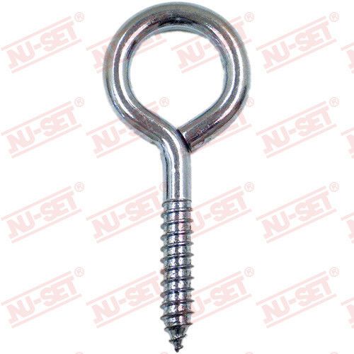20 pack nuset eye lag thread screw 3/8 &#034; x  4-1/4&#034; zinc plated for sale