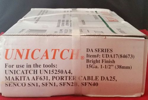 1 cs. da17-1/12&#034; epb 15 ga. finish nails for senco, dewalt porter cable 16k/cs for sale
