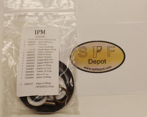 IPM Transfer Pump Fluid Section Repair Kit - 601035- for OP-232 Pumps