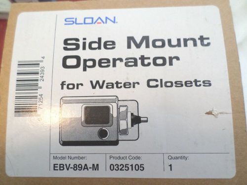 Sloan EBV-89A-M Side Mount Operator (SMO) 0325105 Automatic Flush for the Toilet