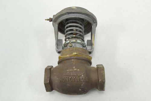 Honeywell mp953c 1000 actuator brass threaded 1-1/2 in npt globe valve b341503 for sale