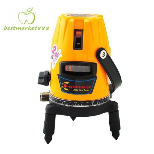 New Professional Automatic Self Leveling 5 Line 1 Point 4V1H Laser Beam Level+AA