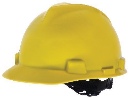 MSA Safety Works 818068 Hard Hat, Yellow New