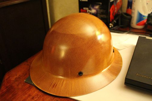 MSA Safety Works 475407 Skullgard Hard Hat w/ Fast-Trac Suspension &amp; Full Brim