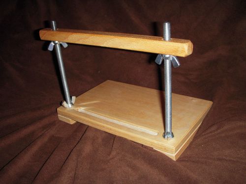 Miniature sewing frame bookbinding book binding mini cords tapes............1965 for sale