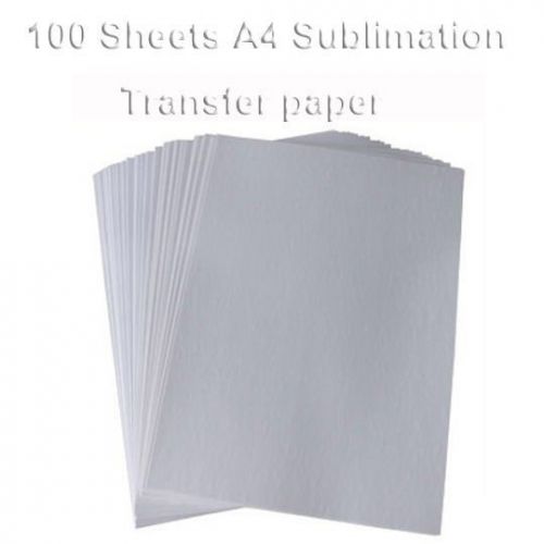 100Sheets A4 Sublimation Transfer Paper Heat Press Sublimation Mugs Plates Press