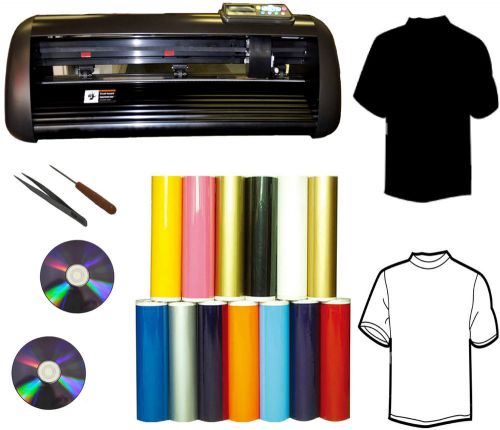 13&#034; 1000g t-shirt heat transfer vinyl cutter plotter, sign,vinyl,decal,pu vinyl for sale