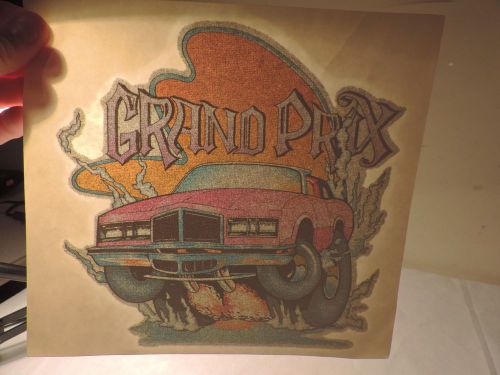 OLD GRAND PRIX HOT ROD CAR AUTOMOBILE IRON ON T SHIRT TRANSFER free shipping