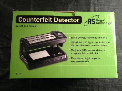 Royal Sovereign Counterfeit Bill Detector RCD-3