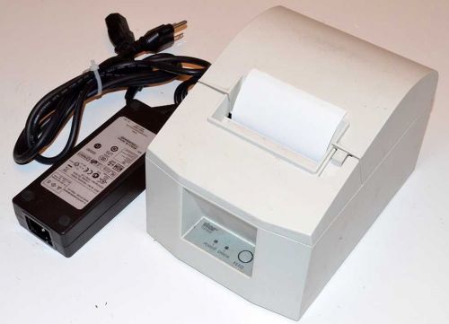 Star micronics tsp600 pos thermal receipt printer w/power supply for sale