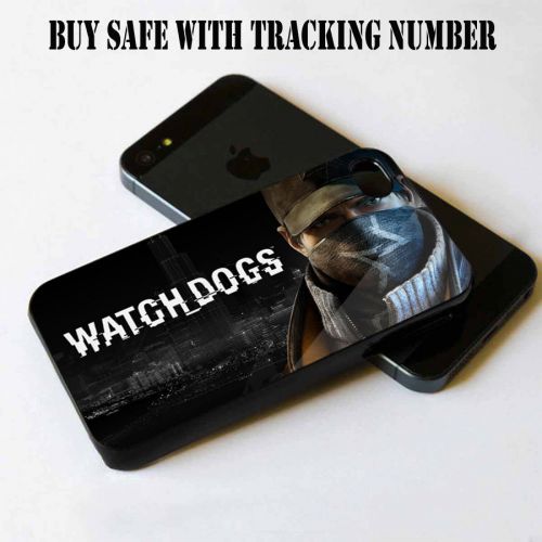 Watch Dogs Game Pc Logo For iPhone 4 4S 5 5S 5C S4 Black Case Cover