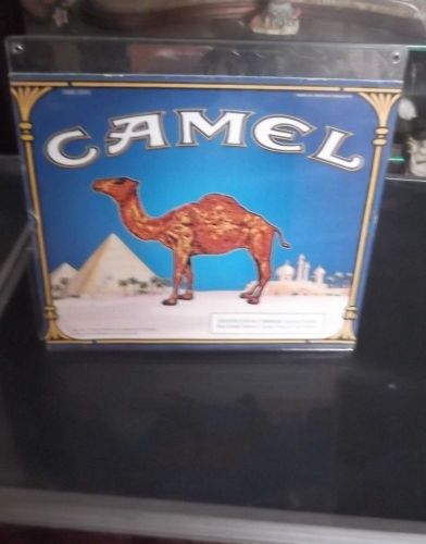 Camel and Kool &amp; Acrylic Plastic Counter Picture Display Sign Holder T-Frame