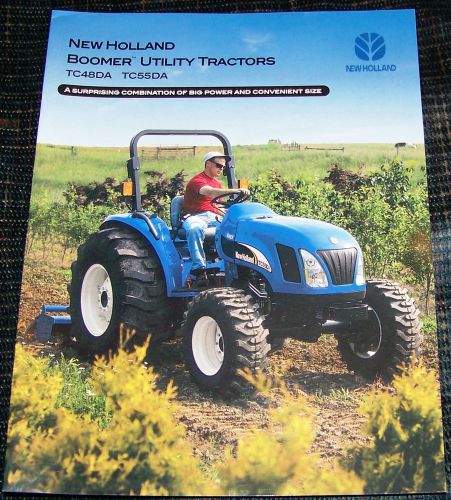New Holland sales brochure TC8DA and TC55DA tractor