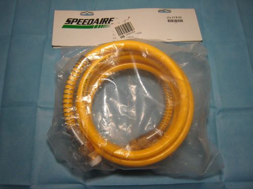 Grainger speedaire 1/2” coiled nylon air compressor hose 1/2&#034; npt 1/2&#034; id 12ft for sale