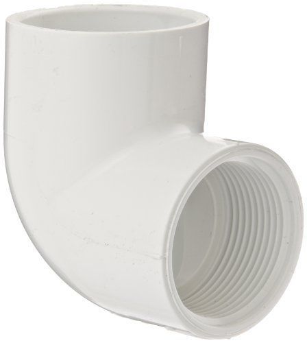 NEW Spears 407 Series PVC Pipe Fitting  90 Degree Elbow  Schedule 40  White  1-1