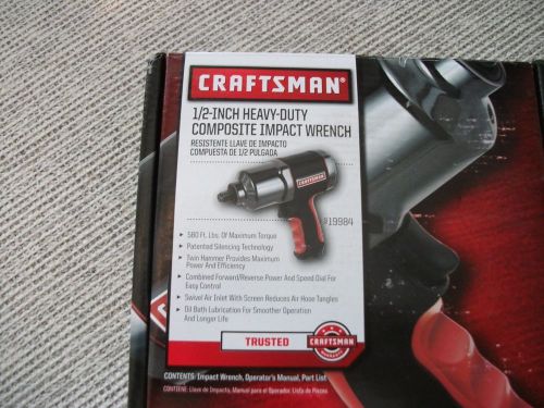 BRAND NEW IN BOX CRAFTSMAN 9-19984 1/2&#034; HEAVY DUTY IMPACT WRENCH - AIR POWERED