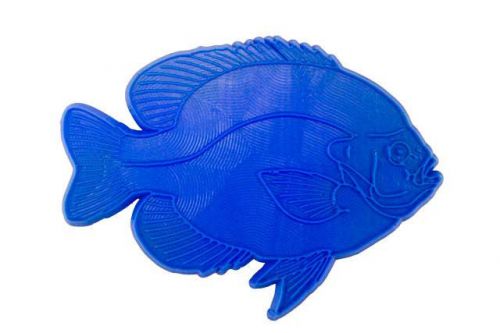 Sun Fish Decorative Concrete Border Art Stamp Tool Mat 9SF08