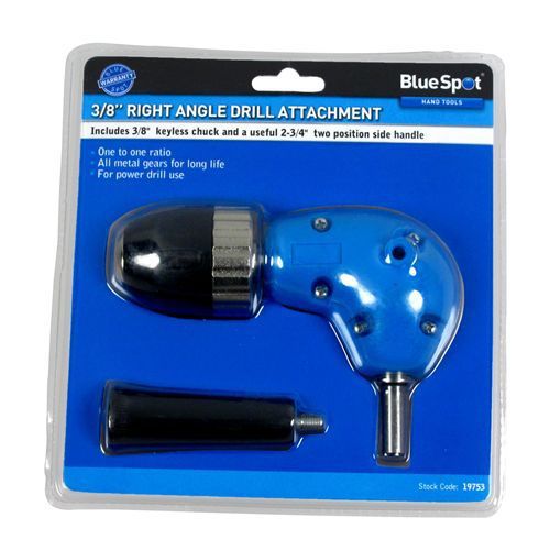 Blue Spot Right Angle Drill Attachment Two Position Side Handle DIY Tools Parts