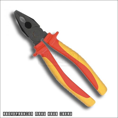 Chrome vanadium steel CR-the V8-inch high voltage wire cutters insulated pliers