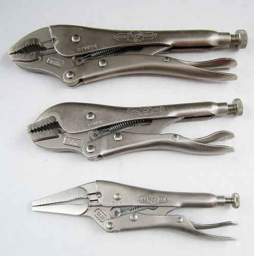 Vise-Grip by IRWIN 3pc Locking Plier Set NEW NEVER USED