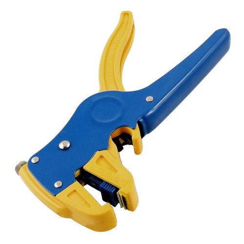 0.5mm-6mm Wire Stripper Cutter Pliers Manual Tool Yellow Blue