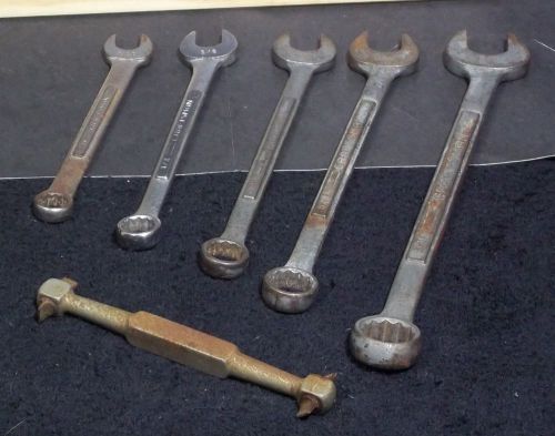 Craftsman Vintage Combination Wrenches + (1) Offset Vintage Screwdriver