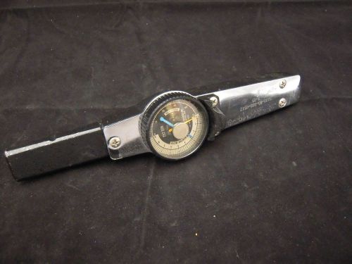 CDI Dial Face TORQUE WRENCH 752DIN  3/8&#034; DR 0-75 in lbs  newton meters