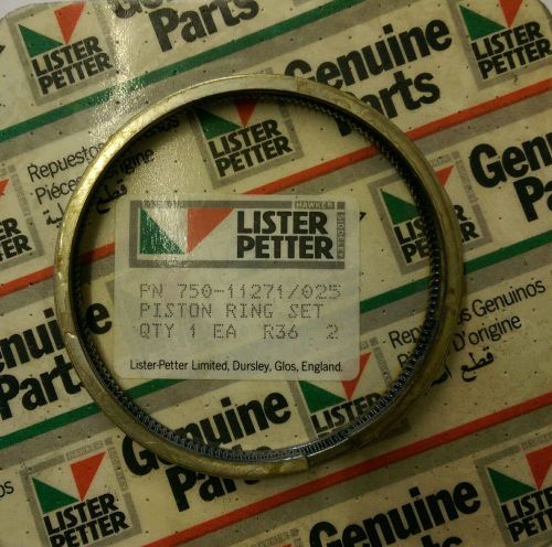 Lister petter piston ring set +0.25mm for early lpa2 lpa3 engines 750-11271/025 for sale